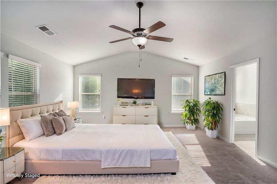 Furnished interior view inside a new home in , Hampton (Image 11).
