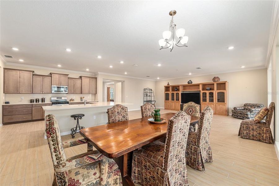 Furnished interior view inside a new home in , Ocala (Image 17).