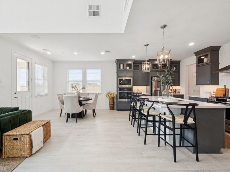 Bright and airy living area