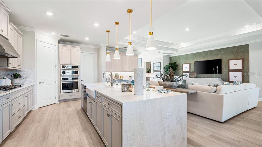 Furnished interior view inside a new home in Coasterra Community Group Page, Palmetto (Image 5).