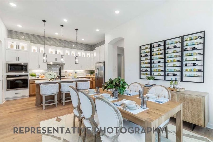 Furnished interior view inside a new home in Meraki, Forney (Image 9).