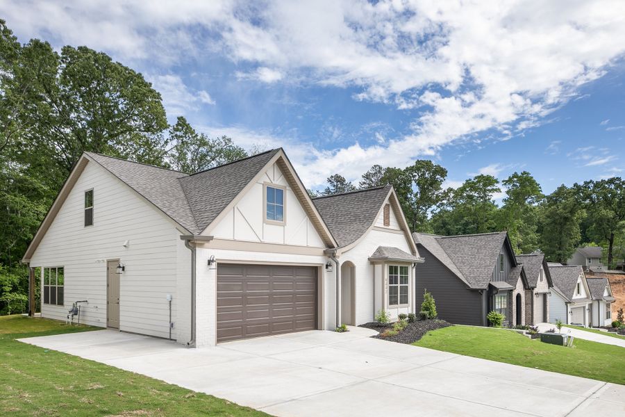 Representative exterior photo of a completed home built from the The Downing by Greentech Homes LLC in The Thicket at Sedman Hills, Hixson, TN (Image 13).