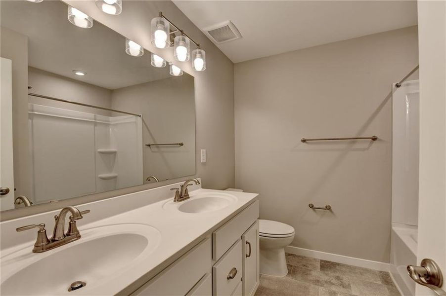 Furnished interior view inside a new home in The Reserve At Liberty Park, Braselton (Image 19).