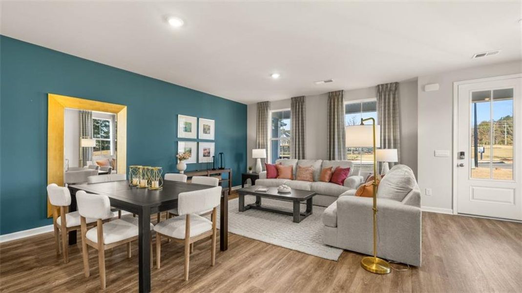 Furnished interior view inside a new home in Brookland Commons, Monroe (Image 12).