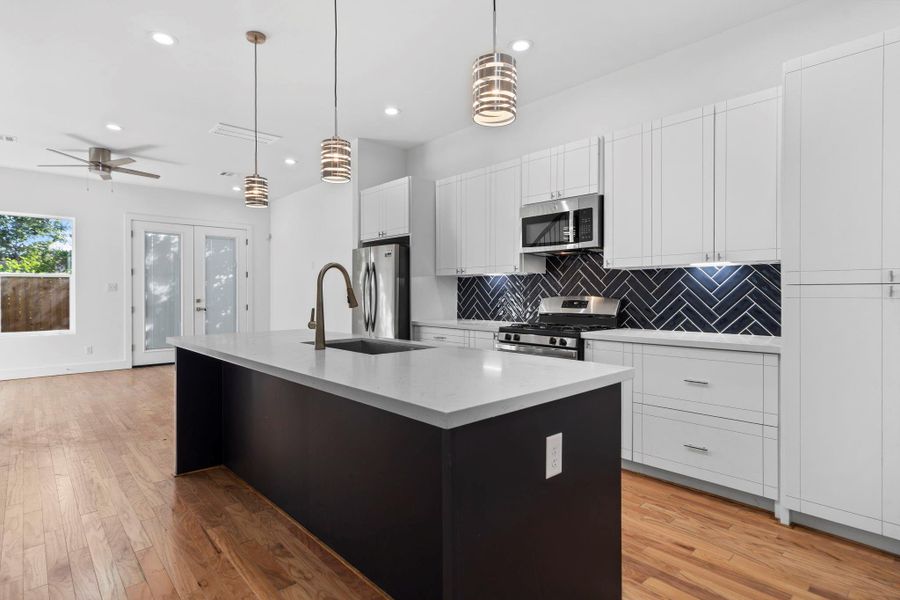 Furnished interior view inside a new home in , Houston (Image 4).