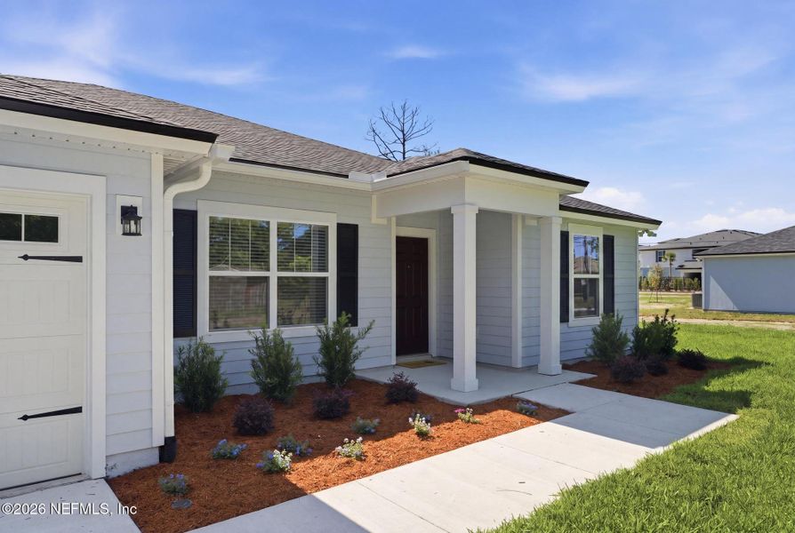 Exterior details and patio area of a home in , Jacksonville (Image 3). Exterior details and patio area of a home in , Jacksonville (Image 3).