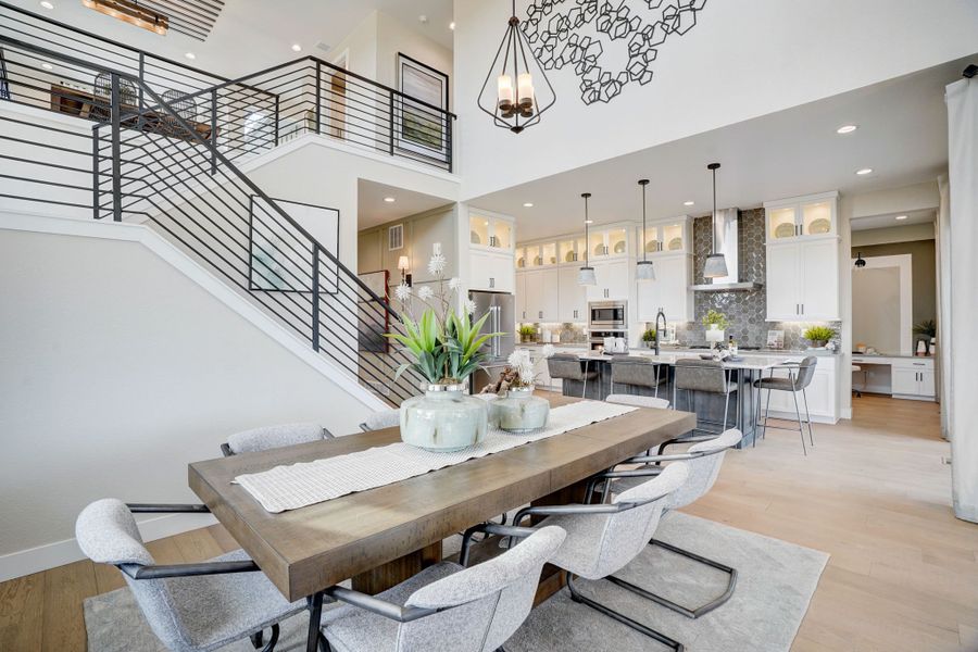Representative furnished interior of a home built from the 3 by Trumark Homes in Kitchel Lake at Serratoga Falls, Timnath (Image 13).