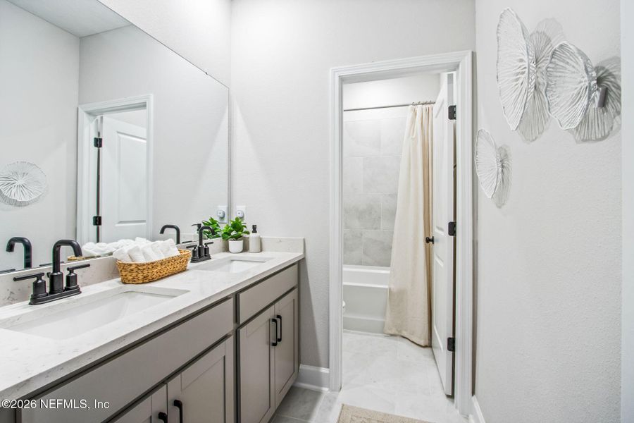 Furnished interior view inside a new home in , Fernandina Beach (Image 28).
