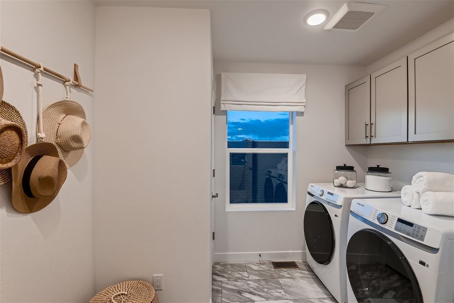 Representative furnished interior of a home built from the Castlewood by Landsea Homes in Parkway at Prairie Center Village, Brighton (Image 10).