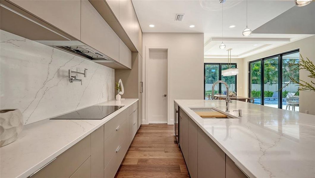 Furnished interior view inside a new home in , Sarasota (Image 49).