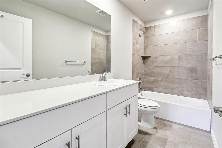 Photo is not of the actual home, but is an inspirational photo of builder’s model home and may depict options, furnishings, and/or decorator features that are not included.