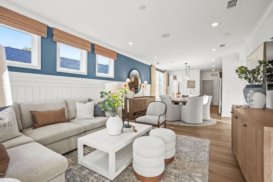 Representative furnished interior of a home built from the Hallmark by Del Webb in Del Webb Carolina Ridge, Midland (Image 60).