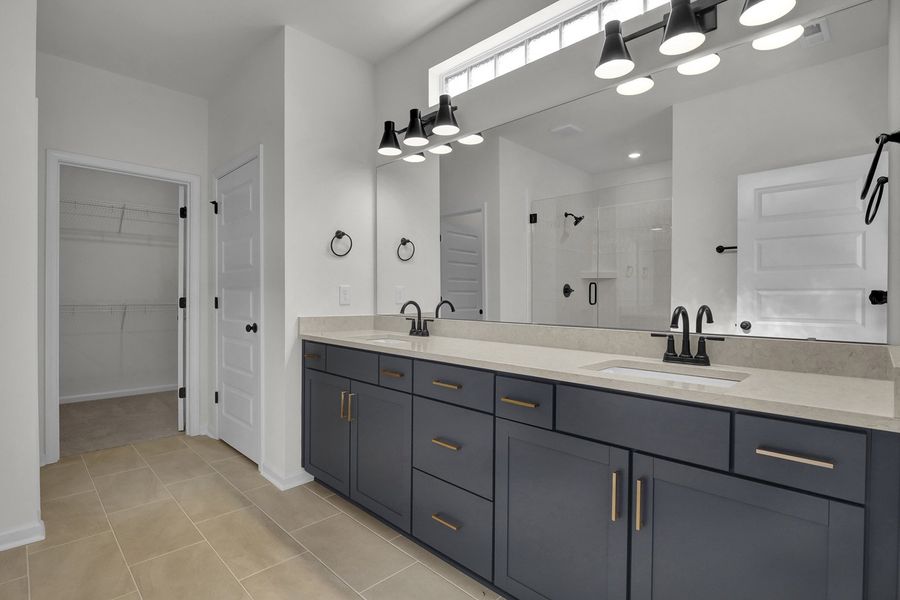 Furnished interior view inside a new home in Grand Park, Leland (Image 9).