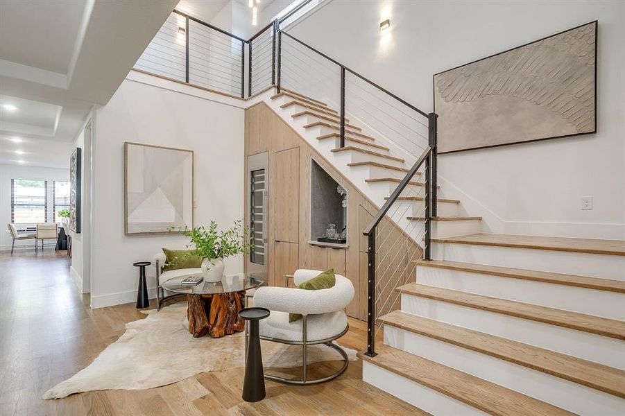 Furnished interior view inside a new home in , Fort Worth (Image 13). Furnished interior view inside a new home in , Fort Worth (Image 13).