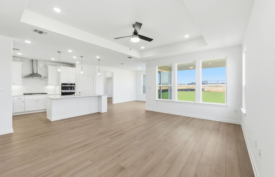 Spacious, unfurnished interior of a new home in Del Webb Austin at Lost Pines, Bastrop (Image 34). Spacious, unfurnished interior of a new home in Del Webb Austin at Lost Pines, Bastrop (Image 34).