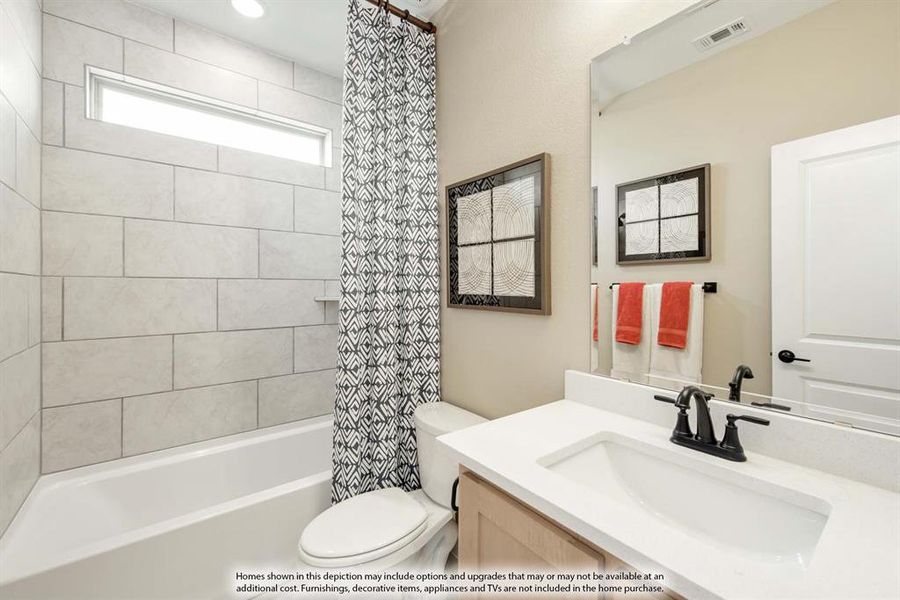 Furnished interior view inside a new home in Chaparral Park, Oak Point (Image 13).