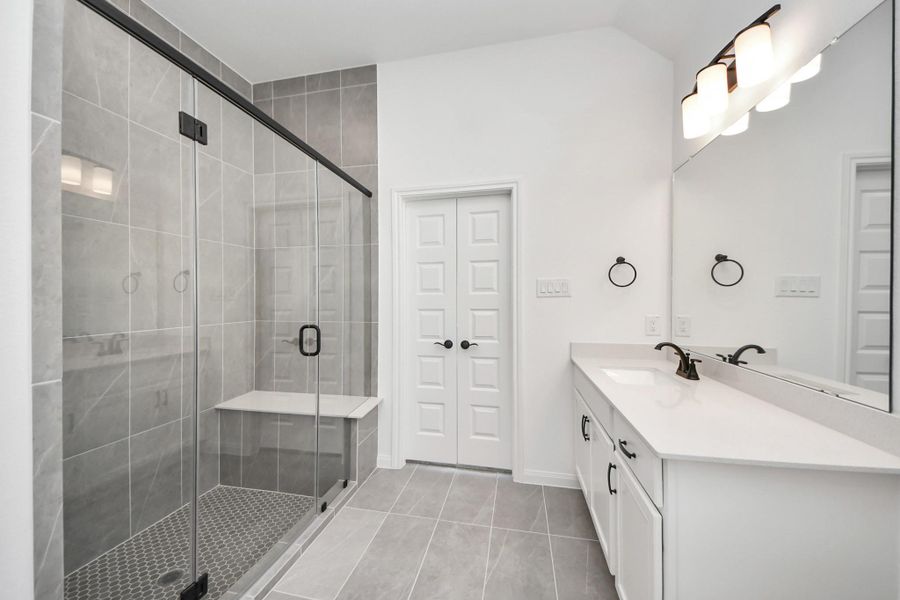 Furnished interior view inside a new home in 50' Traditional Homes at Elyson, Katy (Image 5). Furnished interior view inside a new home in 50' Traditional Homes at Elyson, Katy (Image 5).