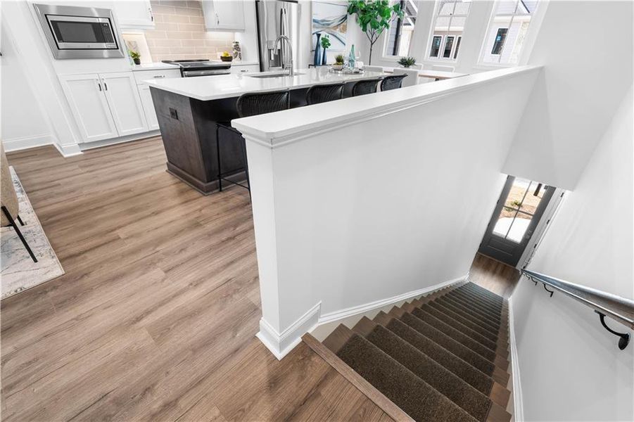 Furnished interior view inside a new home in Waterside Condos, Peachtree Corners (Image 23).