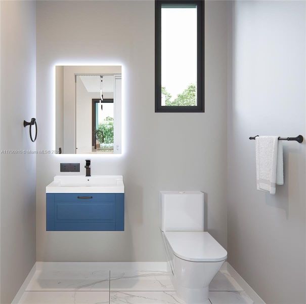 Furnished interior view inside a new home in , Port St. Lucie (Image 9).