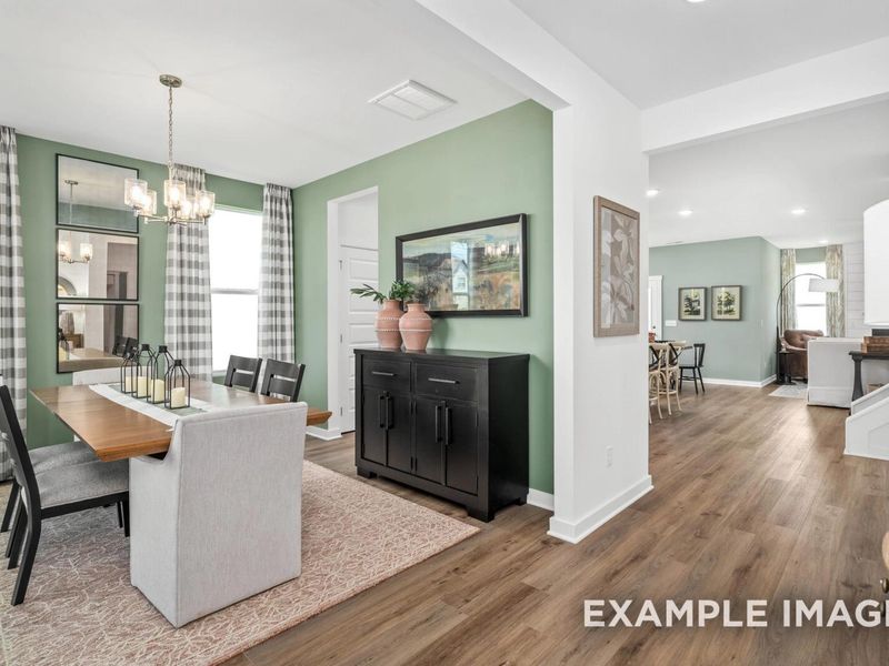 Furnished interior view inside a new home in Woods Crossing, Gallatin (Image 6). Furnished interior view inside a new home in Woods Crossing, Gallatin (Image 6).