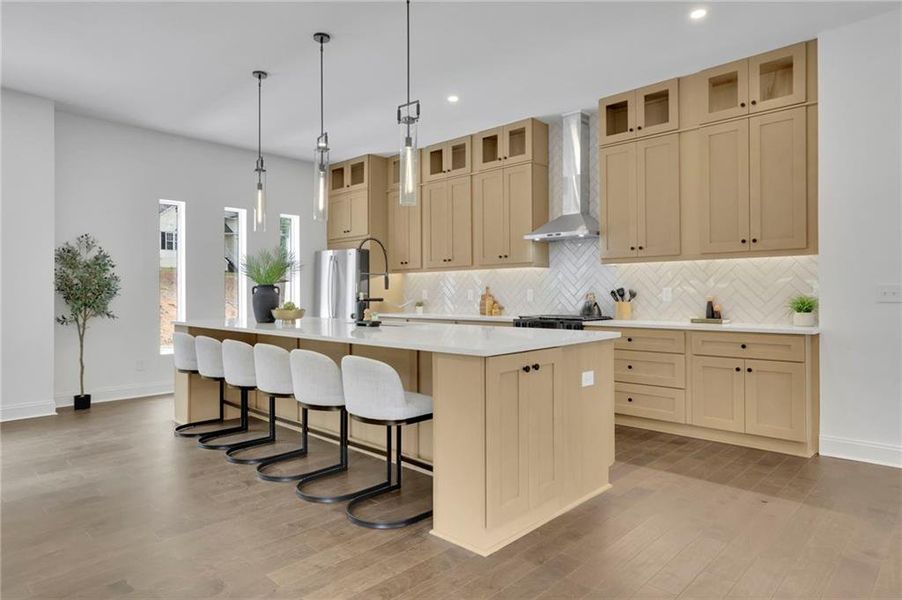 Furnished interior view inside a new home in , Buford (Image 9). Furnished interior view inside a new home in , Buford (Image 9).