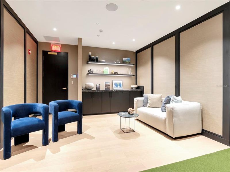 Furnished interior view inside a new home in , Tampa (Image 18).
