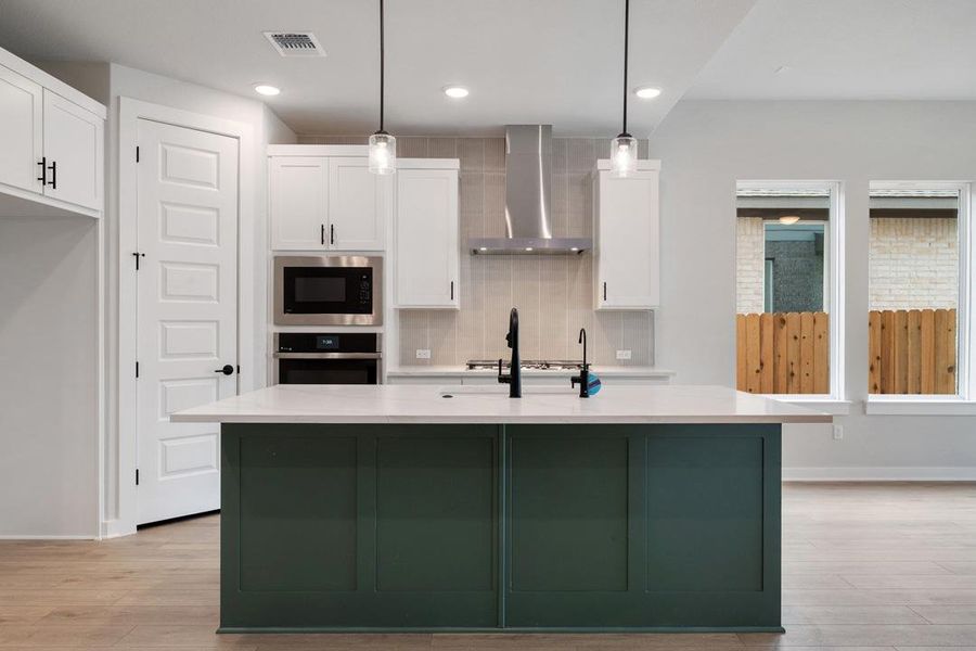 Furnished interior view inside a new home in Heritage, Dripping Springs (Image 7). Furnished interior view inside a new home in Heritage, Dripping Springs (Image 7).