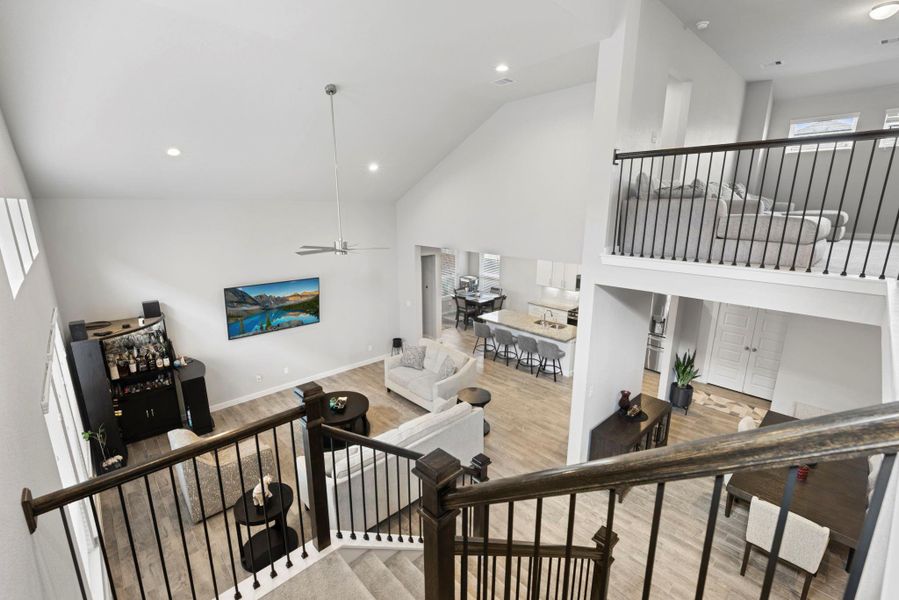 Furnished interior view inside a new home in Edgewood Village, Houston (Image 24). Furnished interior view inside a new home in Edgewood Village, Houston (Image 24).