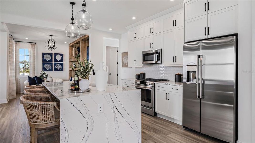 Furnished interior view inside a new home in Cresswind at Lake Harris, Tavares (Image 10).