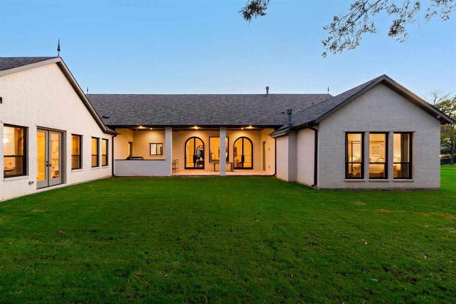Exterior details and patio area of a home in , Copper Canyon (Image 2). Exterior details and patio area of a home in , Copper Canyon (Image 2).