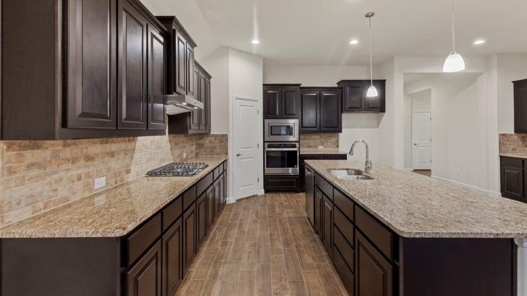 Furnished interior view inside a new home in Lakeview Pointe, Grand Prairie (Image 5).