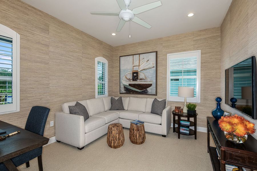 Representative furnished interior of a home built from the Sea Star by Neal Communities in Verandah, Fort Myers (Image 11). Representative furnished interior of a home built from the Sea Star by Neal Communities in Verandah, Fort Myers (Image 11).