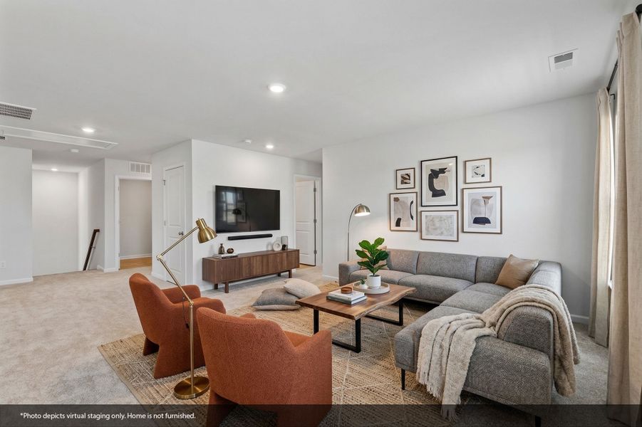 Furnished interior view inside a new home in Fieldstone, Lexington (Image 11).