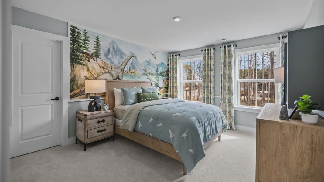 The Stonefield Home Plan in Michaux Garden by DRB Homes in Belmont, NC. - Bedroom