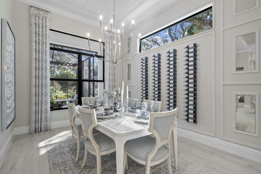 2D floor plan layout for the Seabreeze Grande by GHO Homes in Seaglass, Vero Beach, FL (Image 50).