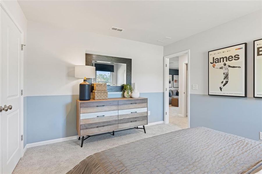 Furnished interior view inside a new home in Kingsley Creek, Lithonia (Image 27).
