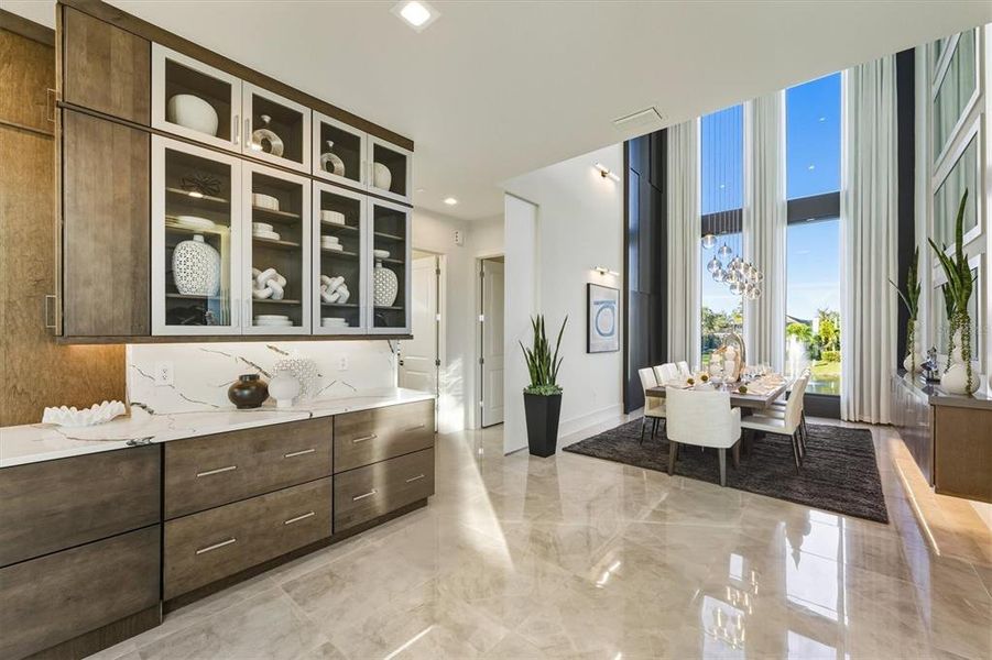 Furnished interior view inside a new home in Legends Bay, Bradenton (Image 7).