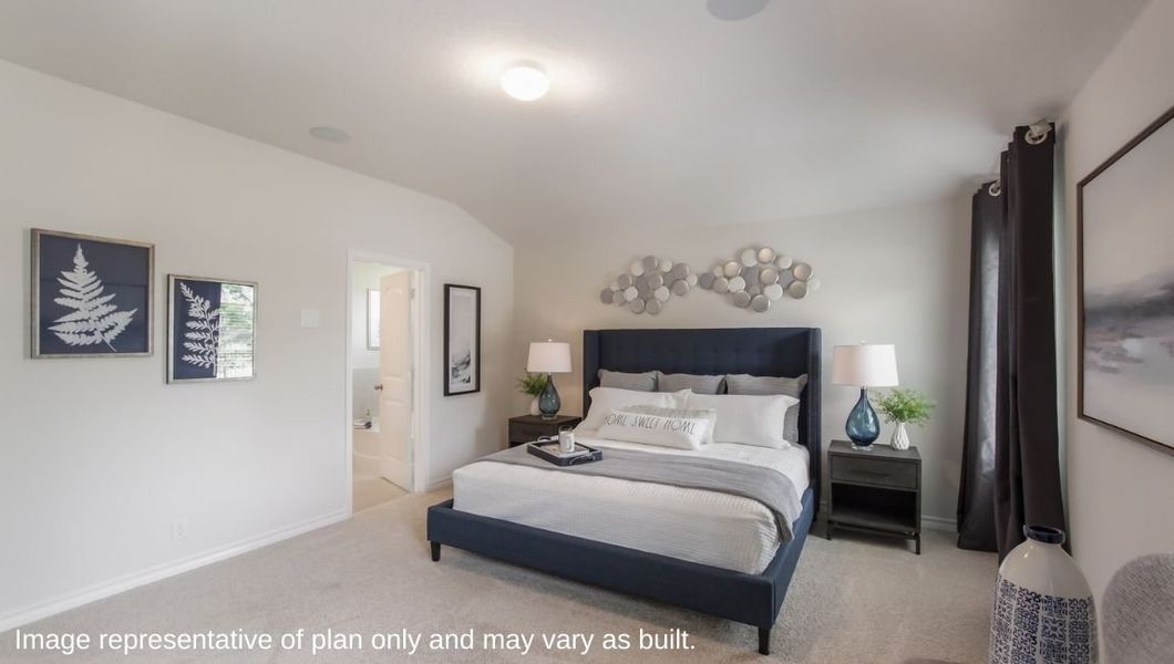 Furnished interior view inside a new home in Avenida, Converse (Image 12).