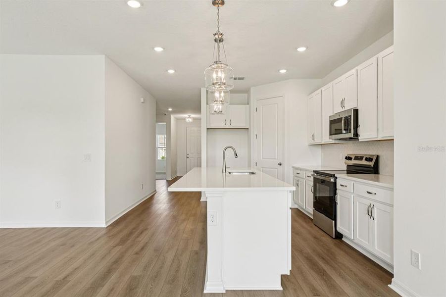 Furnished interior view inside a new home in Sunbrooke, St. Cloud (Image 9). Furnished interior view inside a new home in Sunbrooke, St. Cloud (Image 9).