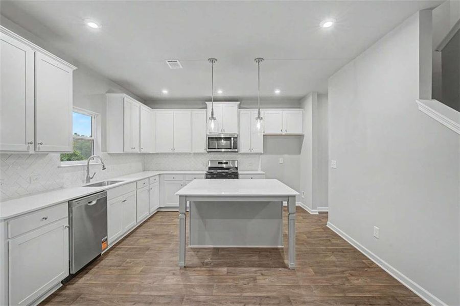 Furnished interior view inside a new home in The Reserve at Chapel Hill Phase II, Douglasville (Image 13).