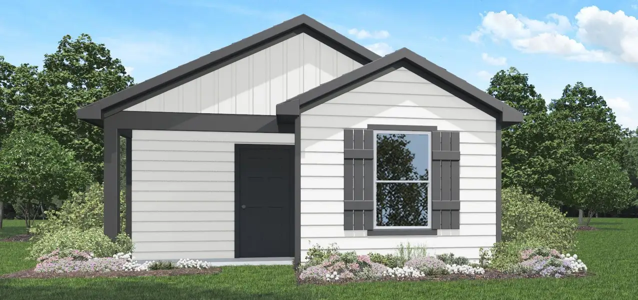 Front exterior of a new home in William Trails, Willis, TX, highlighting curb appeal (Image 1). Front exterior of a new home in William Trails, Willis, TX, highlighting curb appeal (Image 1).