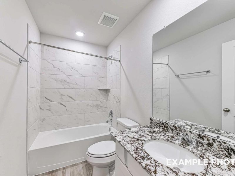 Furnished interior view inside a new home in Sierra Vista, Rosharon (Image 15). Furnished interior view inside a new home in Sierra Vista, Rosharon (Image 15).