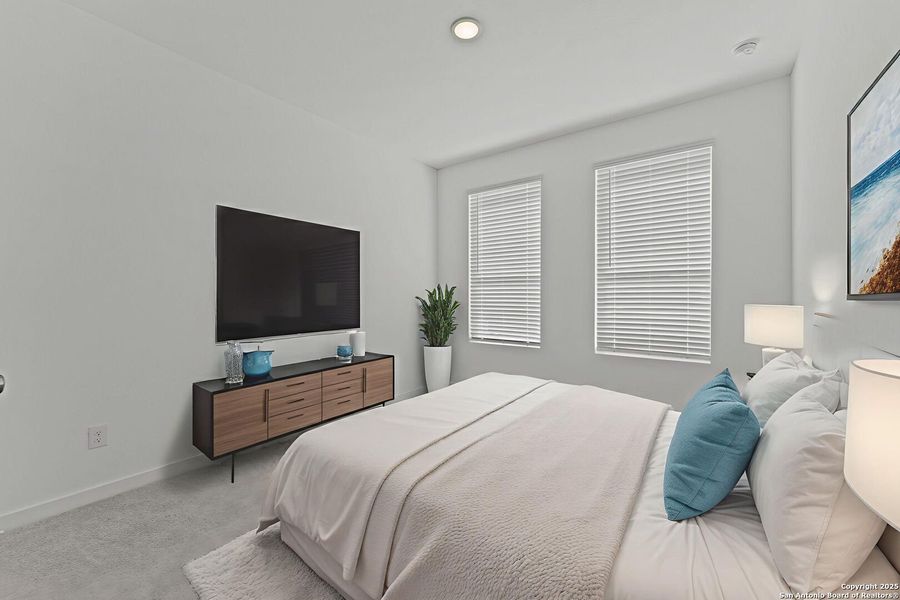 Furnished interior view inside a new home in Waterwheel: Coastline Collection, San Antonio (Image 10).