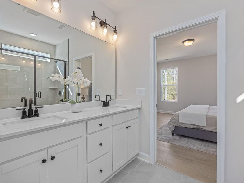 Furnished interior view inside a new home in Woodland Crossing, Zebulon (Image 17).