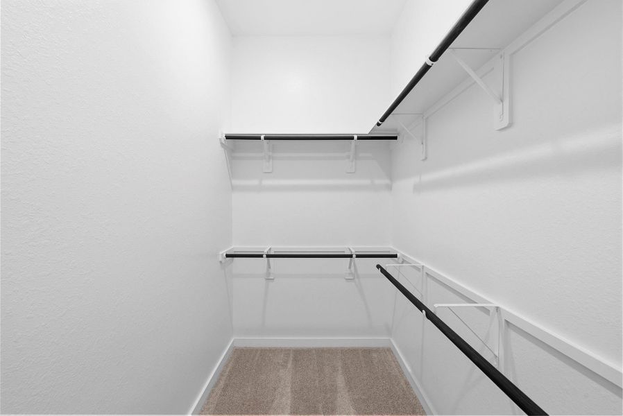 Spacious walk-in closet!