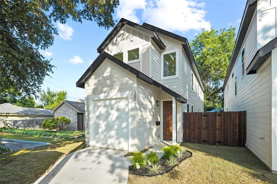 Front exterior of a new home in , Dallas, TX, highlighting curb appeal (Image 2). Front exterior of a new home in , Dallas, TX, highlighting curb appeal (Image 2).