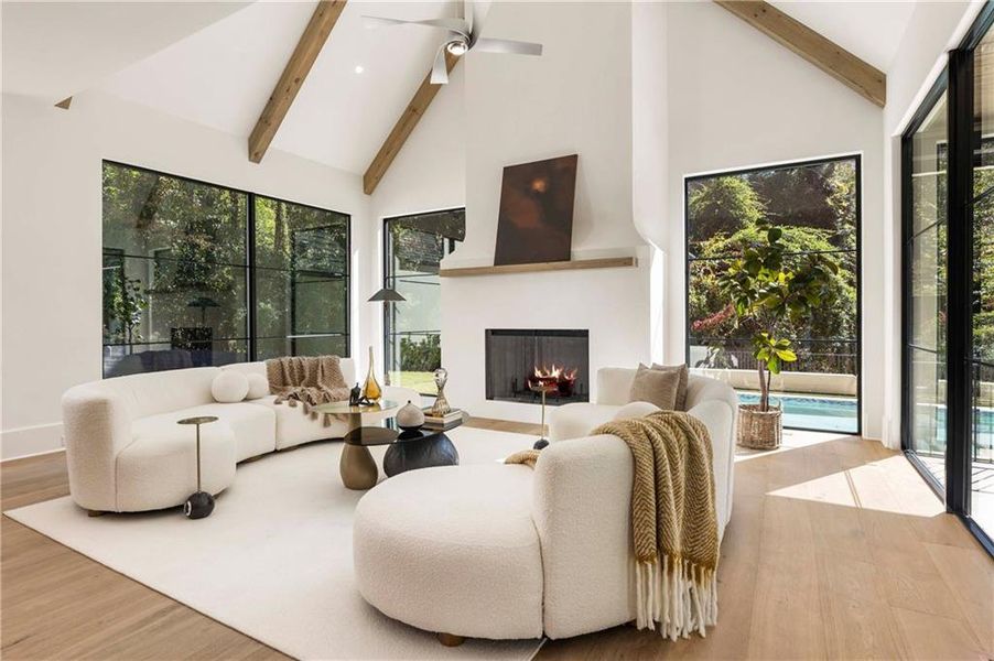Furnished interior view inside a new home in , Sandy Springs (Image 16).