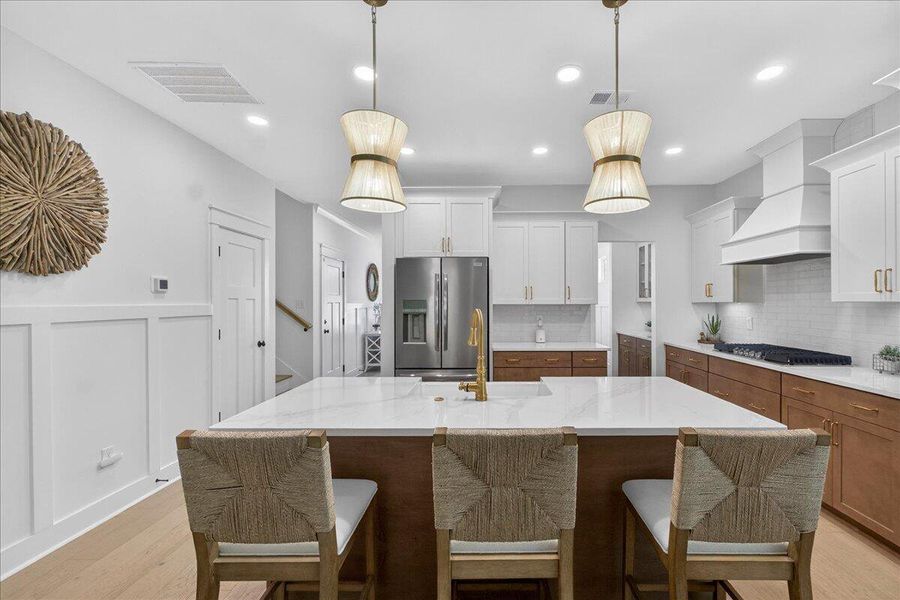 Furnished interior view inside a new home in Tidewater at Lakes of Cane Bay, Summerville (Image 33).