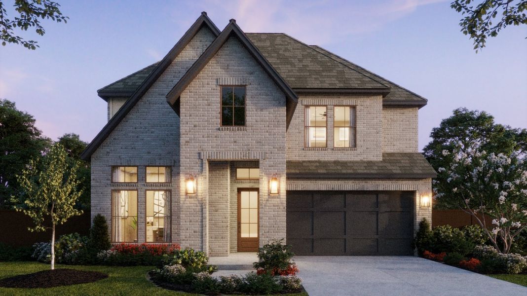 Representative exterior photo of a completed home built from the Lakewood III by Southgate Homes in Painted Tree 50' Series, McKinney, TX (Image 17). Representative exterior photo of a completed home built from the Lakewood III by Southgate Homes in Painted Tree 50' Series, McKinney, TX (Image 17).