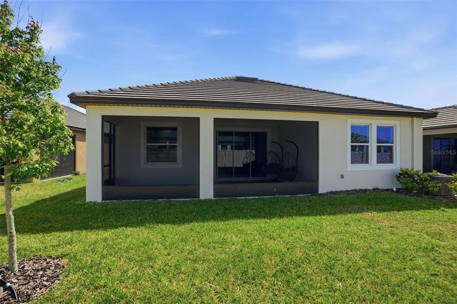 Exterior details and patio area of a home in Mirada Active Adult, San Antonio (Image 24).